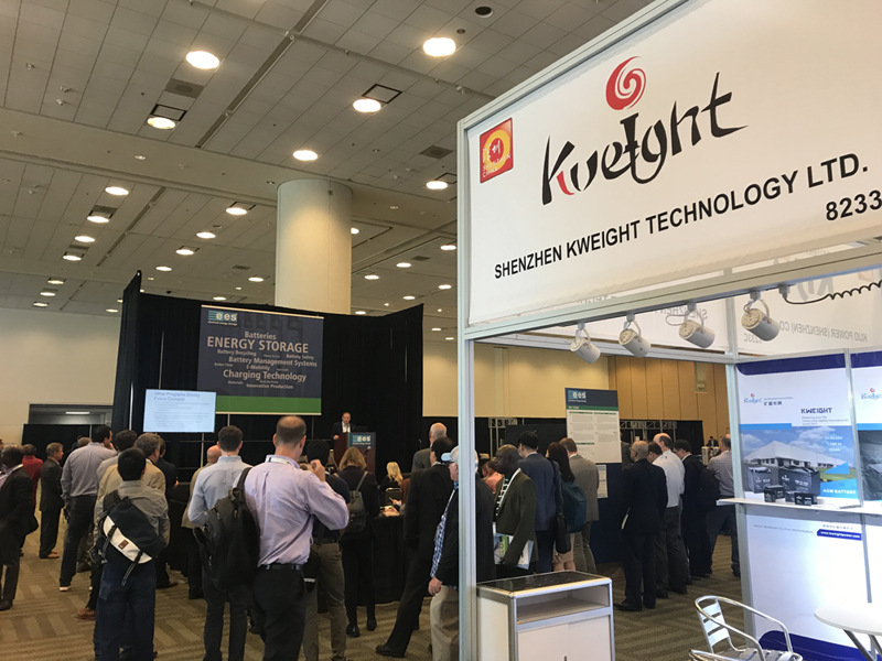 美國 ess intersolar 儲能展 礦鑫蓄電池 kweight